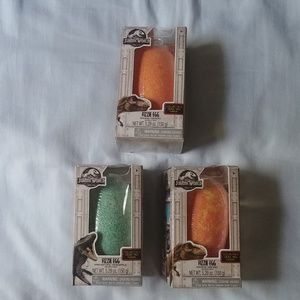 *3 pack - Jurassic world fizzie egg bath bomb boys